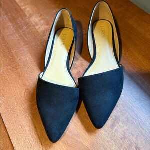 J. Crew Women's Black Suede Flats
